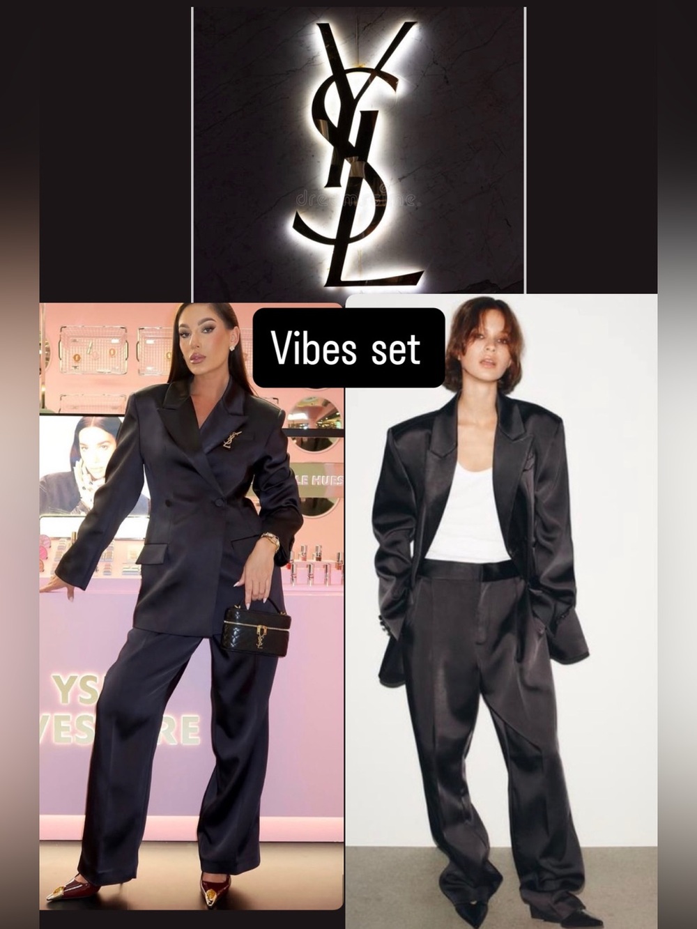 VIRAL NEW 2pc SET LUXURY SATIN PANTS AND BLAZER 
🚨firm price no discount